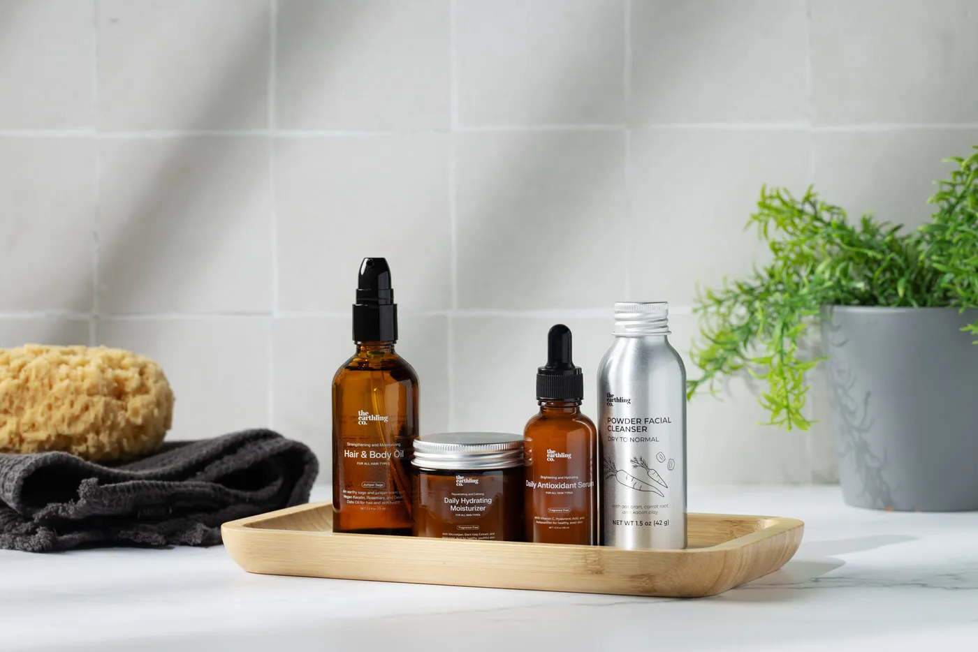 Providing safe, sustainable, and effective personal care products for all hair types, Earthling Co. prioritizes clean formulas and eco-consciousness from the start.